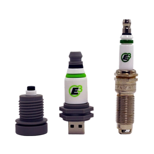 Pen USB de Formato Personalizado 3D - Velas de Ignição